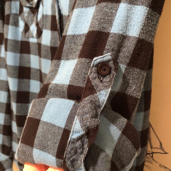 Buffalo Plaid Flannel Button Up Shirt - Picture 4 of 6